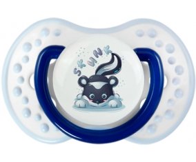 Animaux rigolos Skunk : Marine-blanc-bleu classique Tétine embout Lovi Dynamic