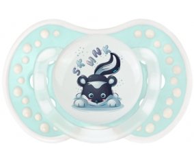 Animaux rigolos Skunk : Retro-turquoise-lagon classique Tétine embout Lovi Dynamic