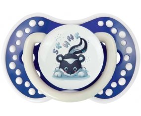 Animaux rigolos Skunk : Bleu-marine phosphorescente Tétine embout Lovi Dynamic