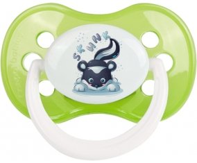 Animaux rigolos Skunk : Vert classique Tétine embout anatomique