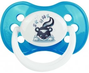 Animaux rigolos Skunk : Cyan classique Tétine embout anatomique