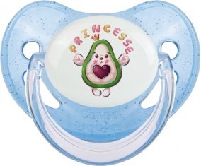Animaux rigolos Princesse : Bleue à paillette Tétine embout physiologique