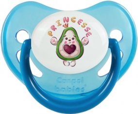 Animaux rigolos Princesse : Bleue phosphorescente Tétine embout physiologique