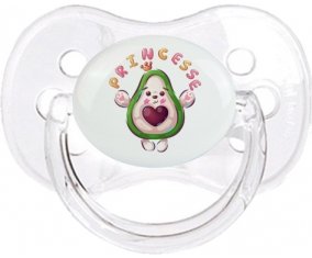 Animaux rigolos Princesse : Transparent classique Tétine embout cerise