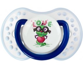 Animaux rigolos Love design-2 : Marine-blanc-bleu classique Tétine embout Lovi Dynamic