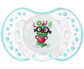 Animaux rigolos Love design-2 : Retro-blanc-lagon classique Tétine embout Lovi Dynamic