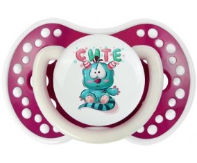 Animaux rigolos Cute : Fuchsia phosphorescente Tétine embout Lovi Dynamic