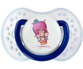 Animaux rigolos Vache : Marine-blanc-bleu classique Tétine embout Lovi Dynamic