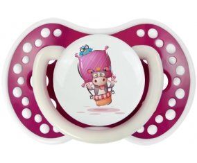 Animaux rigolos Vache : Fuchsia phosphorescente Tétine embout Lovi Dynamic