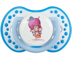 Animaux rigolos Vache : Blanc-bleu phosphorescente Tétine embout Lovi Dynamic