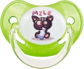 Animaux rigolos Milk : Vert classique Tétine embout physiologique