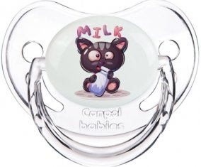 Animaux rigolos Milk : Transparent classique Tétine embout physiologique
