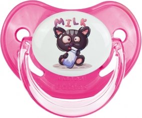 Animaux rigolos Milk : Rose classique Tétine embout physiologique
