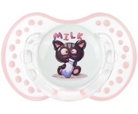 Animaux rigolos Milk : Retro-blanc-rose-tendre classique Tétine embout Lovi Dynamic