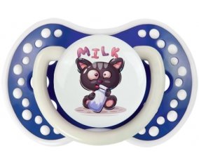 Animaux rigolos Milk : Bleu-marine phosphorescente Tétine embout Lovi Dynamic