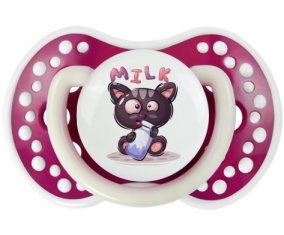Animaux rigolos Milk : Fuchsia phosphorescente Tétine embout Lovi Dynamic