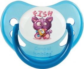 Animaux rigolos Fish : Bleue phosphorescente Tétine embout physiologique