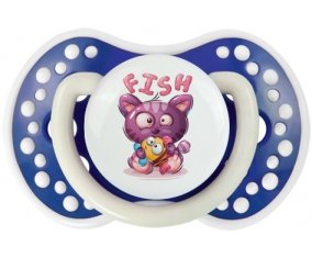 Animaux rigolos Fish : Bleu-marine phosphorescente Tétine embout Lovi Dynamic