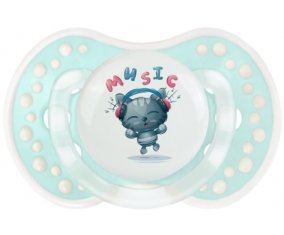 Animaux rigolos Music : Retro-turquoise-lagon classique Tétine embout Lovi Dynamic