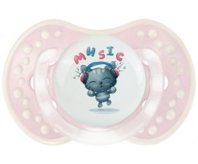 Animaux rigolos Music : Retro-rose-tendre classique Tétine embout Lovi Dynamic