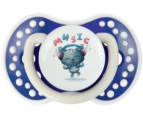 Animaux rigolos Music : Bleu-marine phosphorescente Tétine embout Lovi Dynamic