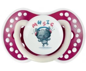 Animaux rigolos Music : Fuchsia phosphorescente Tétine embout Lovi Dynamic