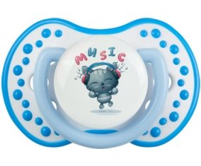 Animaux rigolos Music : Blanc-bleu phosphorescente Tétine embout Lovi Dynamic