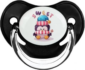 Animaux rigolos Sweet : Noir classique Tétine embout physiologique