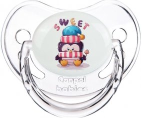 Animaux rigolos Sweet : Transparent classique Tétine embout physiologique