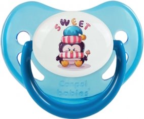 Animaux rigolos Sweet : Bleue phosphorescente Tétine embout physiologique