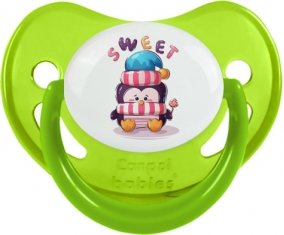 Animaux rigolos Sweet : Vert phosphorescente Tétine embout physiologique