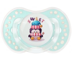 Animaux rigolos Sweet : Retro-turquoise-lagon classique Tétine embout Lovi Dynamic