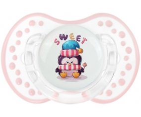 Animaux rigolos Sweet : Retro-blanc-rose-tendre classique Tétine embout Lovi Dynamic