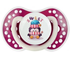 Animaux rigolos Sweet : Fuchsia phosphorescente Tétine embout Lovi Dynamic