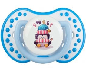 Animaux rigolos Sweet : Blanc-bleu phosphorescente Tétine embout Lovi Dynamic