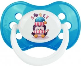 Animaux rigolos Sweet : Cyan classique Tétine embout anatomique