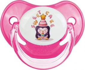 Animaux rigolos Sweet cake : Rose classique Tétine embout physiologique