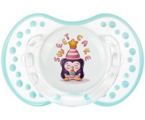 Animaux rigolos Sweet cake : Retro-blanc-lagon classique Tétine embout Lovi Dynamic