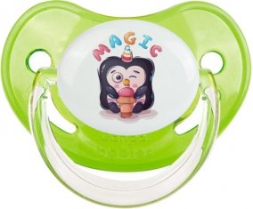 Animaux rigolos Magic : Vert classique Tétine embout physiologique