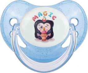 Animaux rigolos Magic : Bleue à paillette Tétine embout physiologique