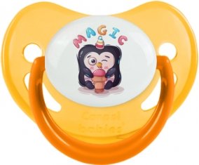 Animaux rigolos Magic : Jaune phosphorescente Tétine embout physiologique