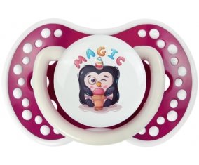 Animaux rigolos Magic : Fuchsia phosphorescente Tétine embout Lovi Dynamic