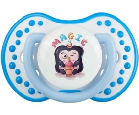 Animaux rigolos Magic : Blanc-bleu phosphorescente Tétine embout Lovi Dynamic
