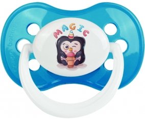 Animaux rigolos Magic : Cyan classique Tétine embout anatomique