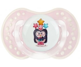 Animaux rigolos Pinguin appareil photo : Retro-rose-tendre classique Tétine embout Lovi Dynamic