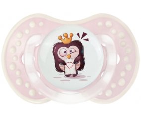 Animaux rigolos Pinguin lettre cœur : Retro-rose-tendre classique Tétine embout Lovi Dynamic