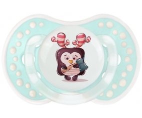 Animaux rigolos Pinguin marteau : Retro-turquoise-lagon classique Tétine embout Lovi Dynamic