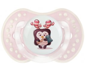 Animaux rigolos Pinguin marteau : Retro-rose-tendre classique Tétine embout Lovi Dynamic