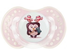 Animaux rigolos Pinguin marteau : Retro-rose-tendre classique Tétine embout Lovi Dynamic