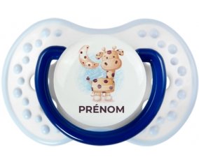 Animaux rigolos Girafe : Marine-blanc-bleu classique Tétine embout Lovi Dynamic